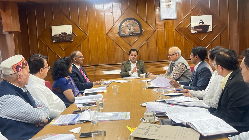 Review meeting of hydro power projects