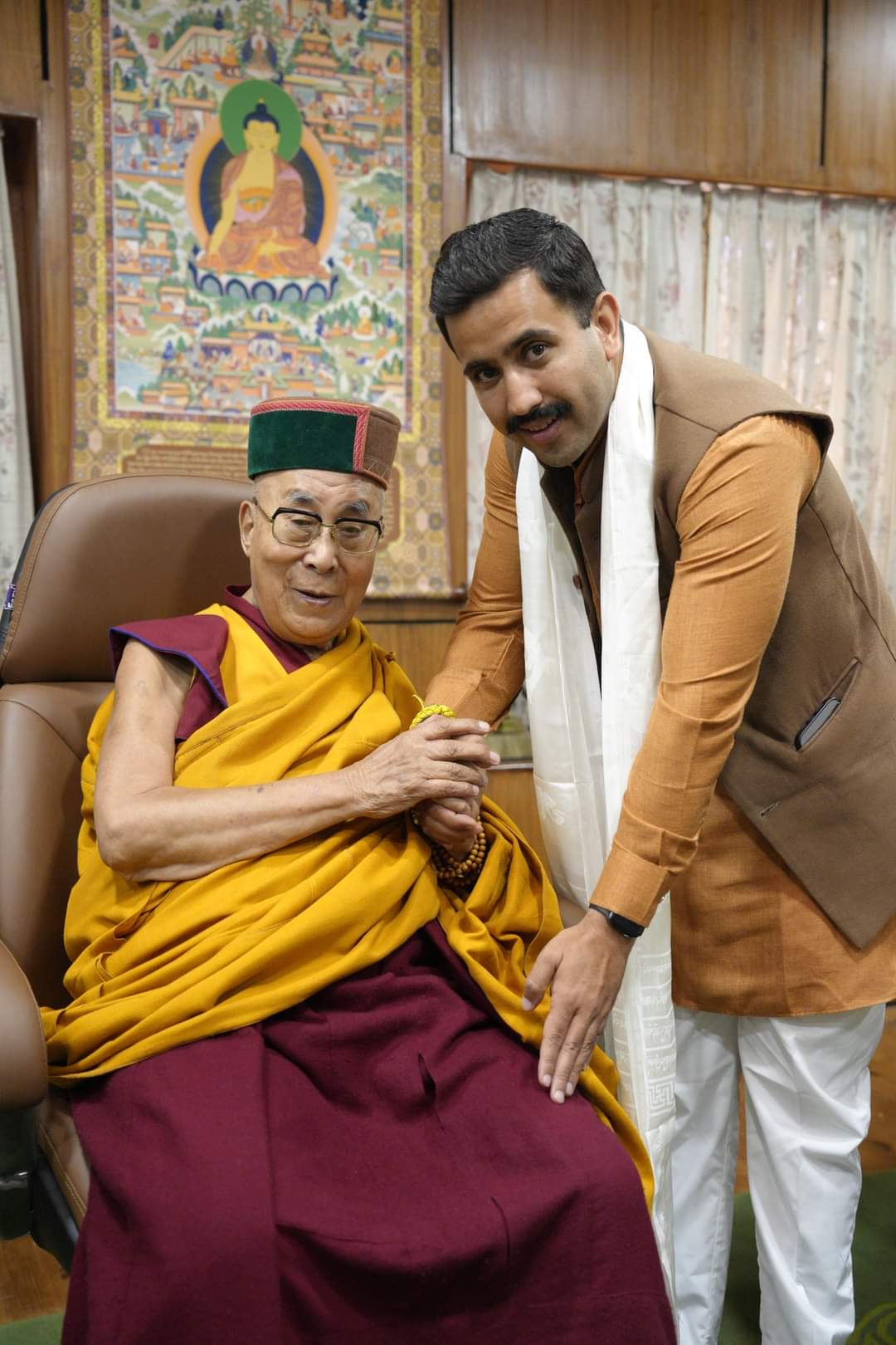 vikarmaditay singh met dalai lama