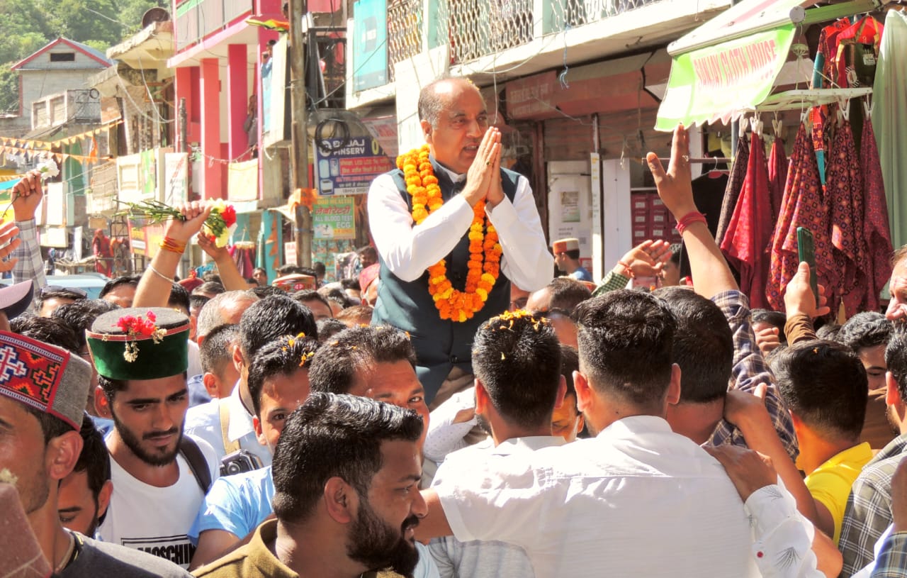 Jairam Thakur spoke big in Balichowki of his hometown Saraj