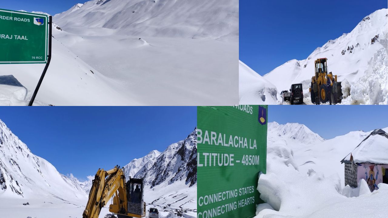 Manali-Leh road restored from both sides