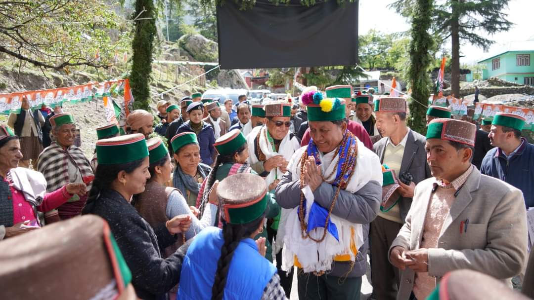 Foundation stone of drinking water scheme from Sangla Kanda to Kanda