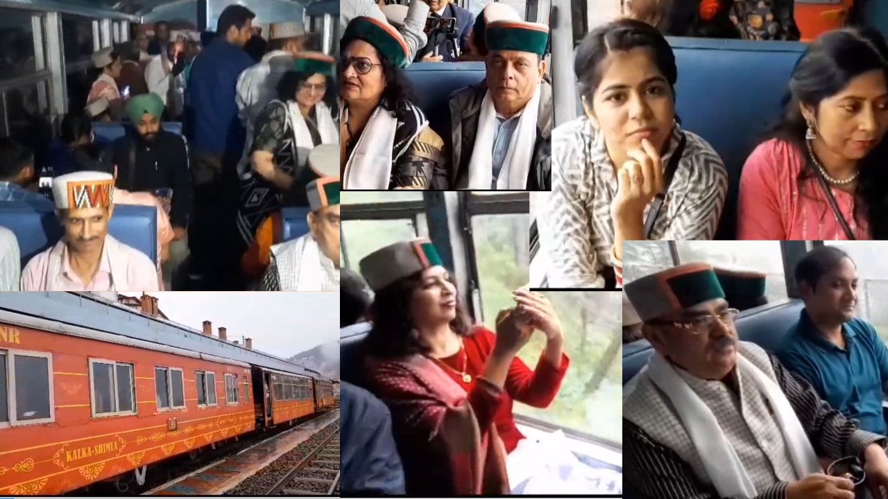 शिमला-कालका ट्रैक पर निकली देश के 15 कवियों की टोली