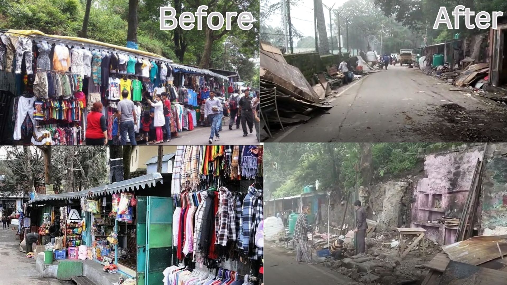 उच्च न्यायालय के आदेशो के बाद कसौली की तिब्तियन मार्केट के कारोबारियों ने छोड़े कब्ज़े