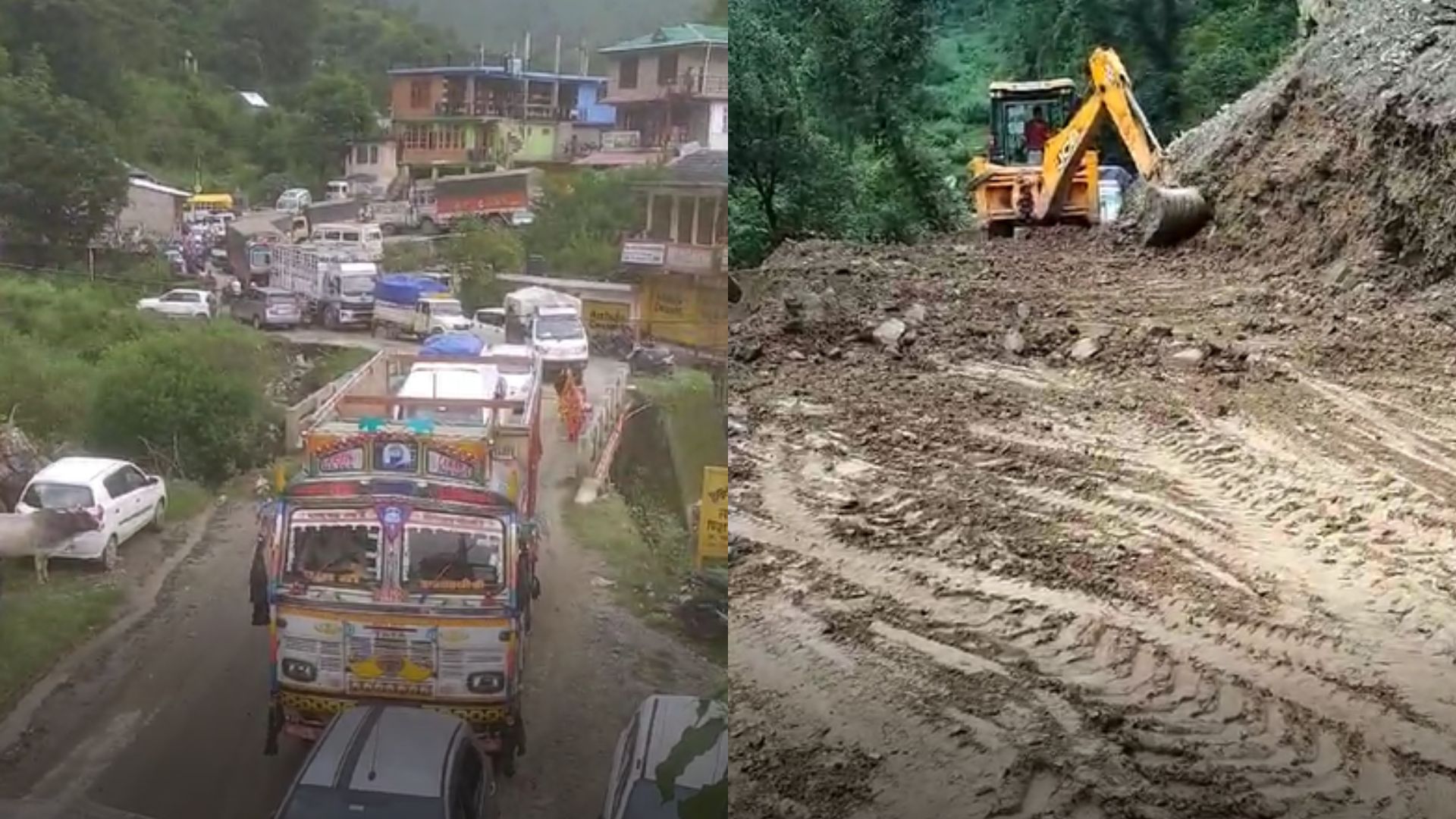 मंडी से कुल्लू वाया कटौला सड़क शाम 6 बजे तक सभी वाहनों के लिए बंद