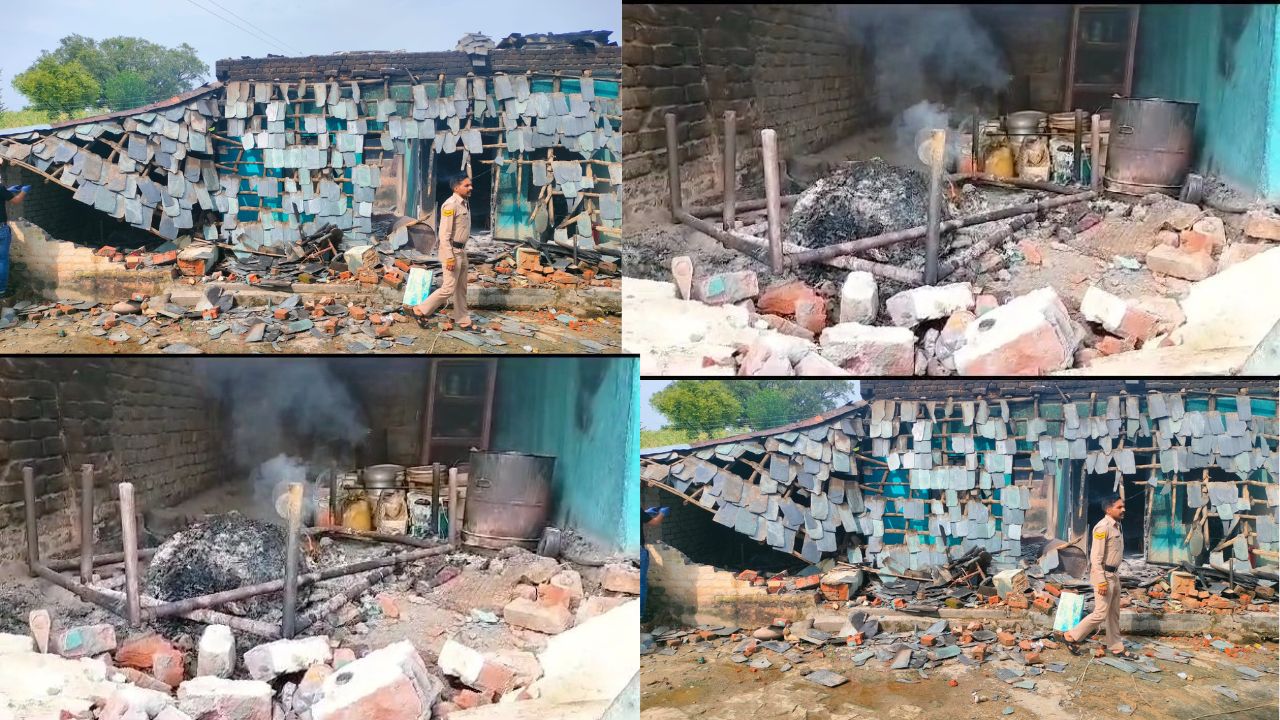 नूरपूर के कोपड़ा में डबल म*र्डर आ*रोपी के घर में लगी रहस्यमय तरीके से आ*ग