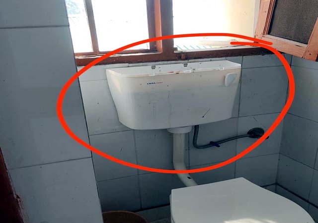 काँगड़ा के सिविल अस्पताल भवारना में शौचालय की फ्लश टंकी में मिला एक नवजात बच्चे का श*व