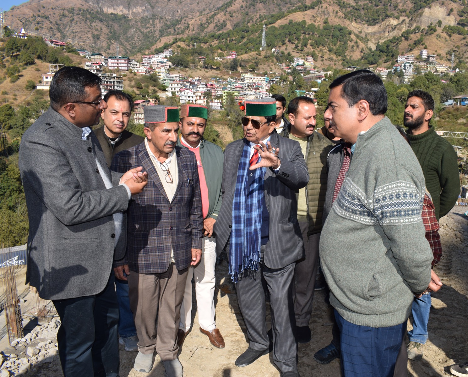 डॉ. शांडिल ने निर्माणाधीन बहु उद्देशीय अस्पताल में हेली एंबुलेंस के सम्बन्ध में दिए निर्देश