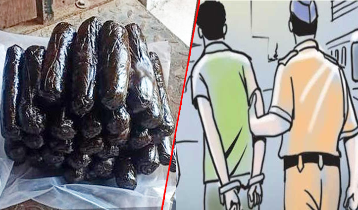 कुल्लू से च+रस खरीदकर लौट रहे दो सैलानी गि*रफ्तार !