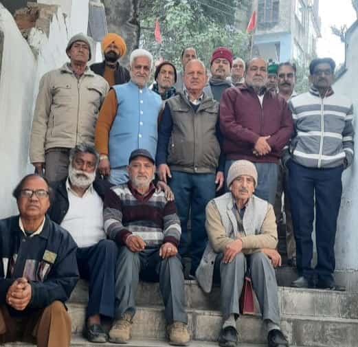 हिमाचल परिवहन सेवानिवृत्त कर्मचारी कल्याण संगठन परवाणू शाखा की बैठक