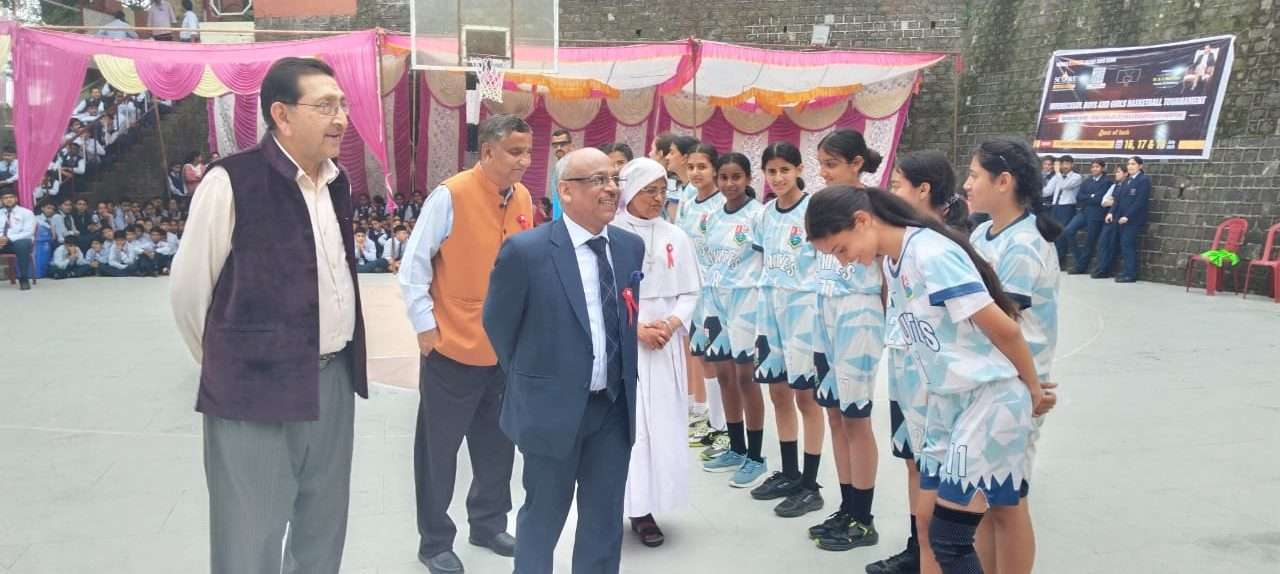 सेंटमैरी कॉन्वेंट स्कूल कसौली में इंटर स्कूल बास्केटबॉल प्रतियोगिता शुरू