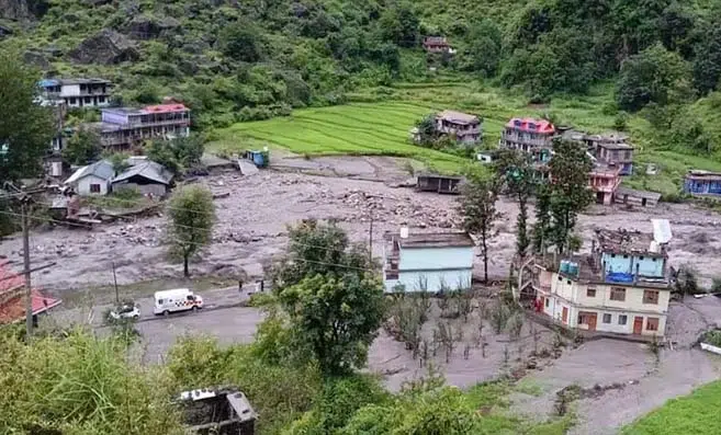 काजा के पिन वैली में फटा बादल, एक मिला की गई जान
