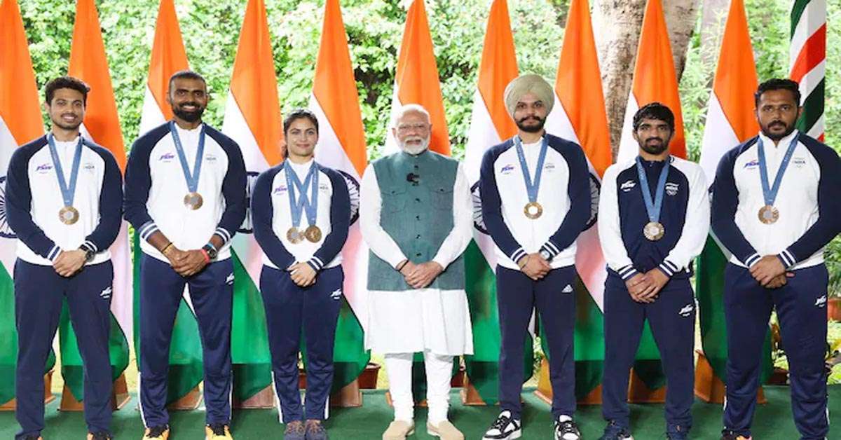 पीएम मोदी ने पेरिस ओलंपिक में हिस्सा लेने वाले खिलाड़ियों से की मुलाक़ात