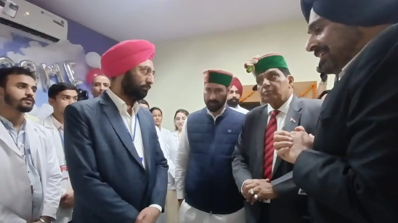 Health Minister Dhaniram Shandil inaugurated three MRI machines