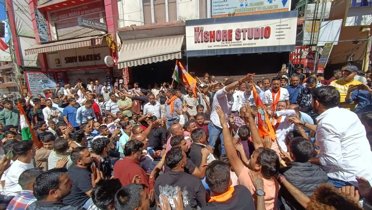 जब सोलन में लगे  ‘सोलन में रहना होगा तो जय श्रीराम कहना होगा’ के नारे