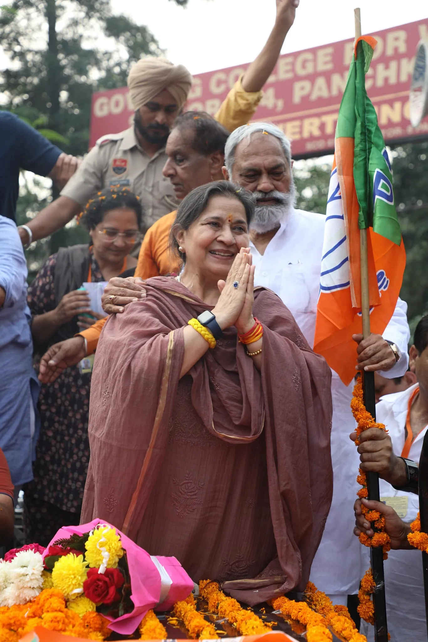 कालका विधानसभा क्षेत्र से BJP की प्रत्याशी शक्ति रानी ने जीत की हासिल