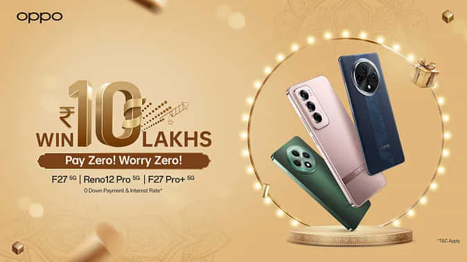 "OPPO Festive Fiesta: Big Savings & a Shot at ₹10 Lakh Prize!"