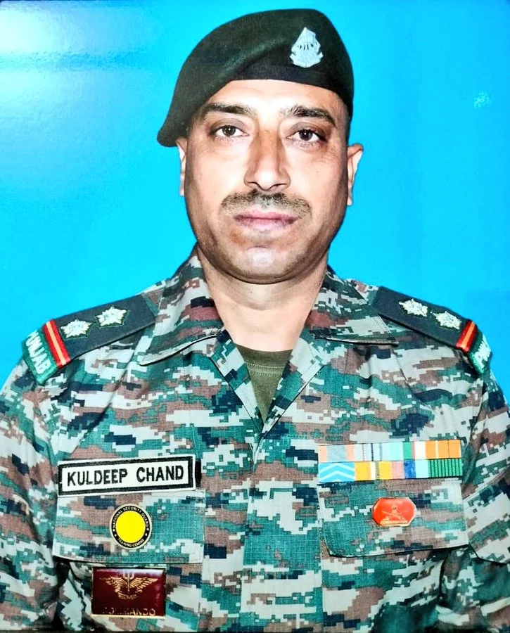 हिमाचल का एक और लाल देश के लिए शहीद, सूबेदार कुलदीप चंद कश्मीर में आतंकी मुठभेड़ में हुए शहीद