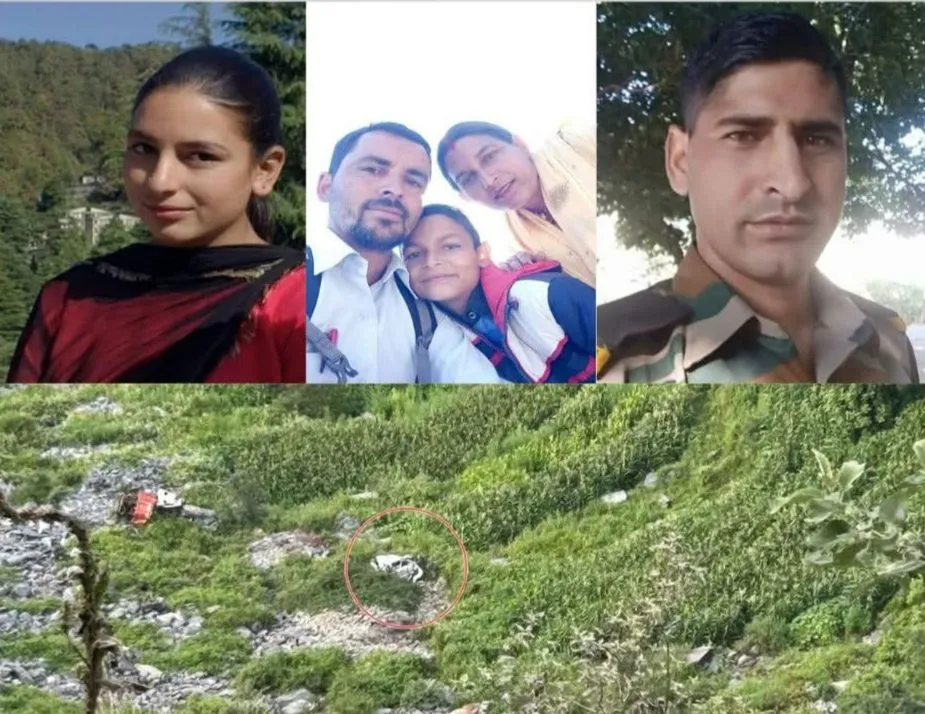 हिमाचल: चंबा में दर्दनाक हादसा, खाई में गिरी कार, एक ही परिवार के चार सदस्यों समेत छह की मौत