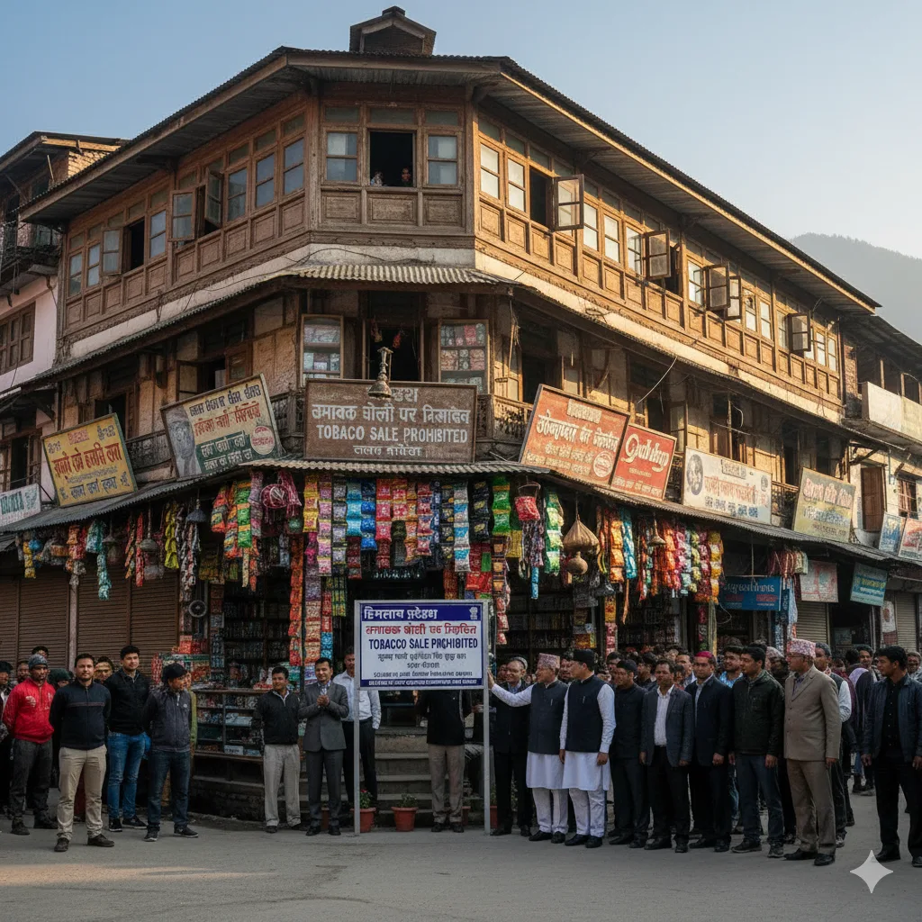 हिमाचल में तंबाकू पर ताला: सरकार ने लगाया एक साल का पूर्ण प्रतिबंध